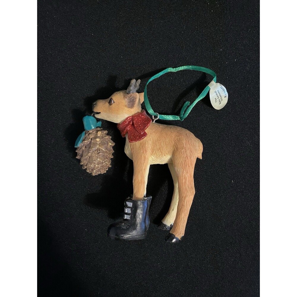 Danbury Mint Baby Animal Moose Christmas Ornament